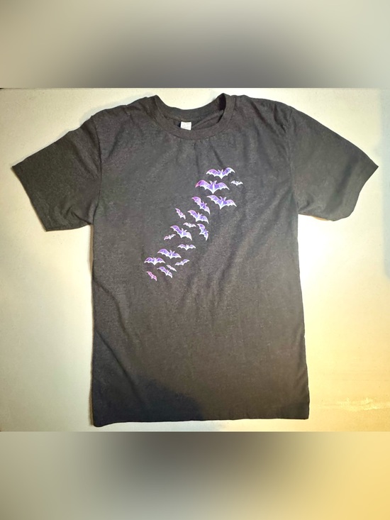 Laviva Sports Other - Unisex Medium Halloween Gray T-Shirt with Glow in the Dark Spooky Graphics
